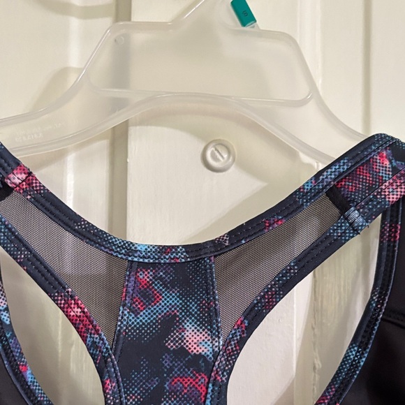 Avia Vibrant Patterned Sports Bra - Multi colored floral print. Used once - Picture 7 of 10